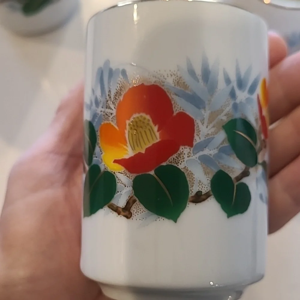 VINTAGE Japanese Tea Cups 4 OUNCES
